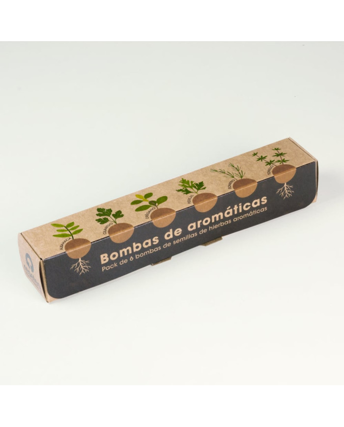 Pack 6 Bombas de Sementes - Aromáticas