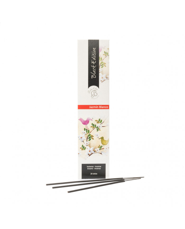 Incenso Black Edition Jasmim Branco